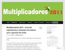 Tablet Screenshot of multiplicadores2011.wordpress.com