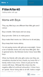 Mobile Screenshot of fitterafter40.wordpress.com
