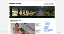 Desktop Screenshot of giantessstories.wordpress.com