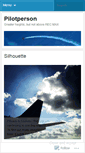 Mobile Screenshot of pilotperson.wordpress.com