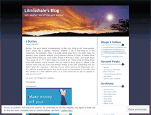 Tablet Screenshot of lilmisshale.wordpress.com