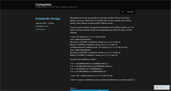 Desktop Screenshot of compartelo.wordpress.com
