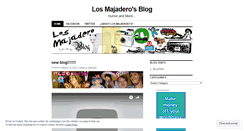 Desktop Screenshot of losmajadero.wordpress.com