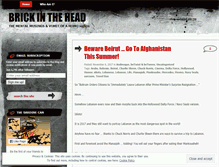 Tablet Screenshot of brickinthehead.wordpress.com