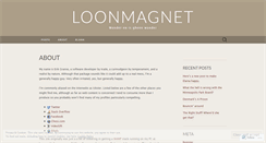 Desktop Screenshot of loonmagnet.wordpress.com