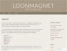 Tablet Screenshot of loonmagnet.wordpress.com