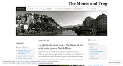 Desktop Screenshot of mouseandfrog.wordpress.com