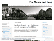 Tablet Screenshot of mouseandfrog.wordpress.com