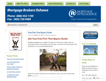 Tablet Screenshot of mortgagebrokersoshawa.wordpress.com