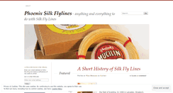 Desktop Screenshot of phoenixsilkflylines.wordpress.com