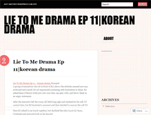 Tablet Screenshot of lietomedramaep11koreandrama570.wordpress.com