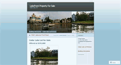 Desktop Screenshot of cedarlakelot.wordpress.com