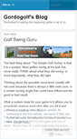Mobile Screenshot of gordogolf.wordpress.com