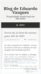 Mobile Screenshot of eduardovasques.wordpress.com