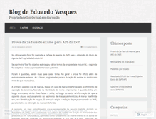 Tablet Screenshot of eduardovasques.wordpress.com