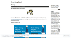 Desktop Screenshot of emilyrforrest.wordpress.com