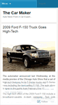 Mobile Screenshot of carmaker.wordpress.com