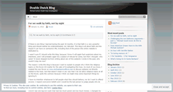 Desktop Screenshot of doubledutchblogs.wordpress.com