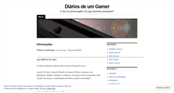 Desktop Screenshot of diariosdeumgamer.wordpress.com