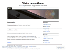 Tablet Screenshot of diariosdeumgamer.wordpress.com