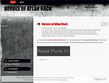 Tablet Screenshot of heroesofatlanhackupdate2014.wordpress.com