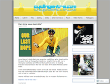 Tablet Screenshot of cyclingresults.wordpress.com