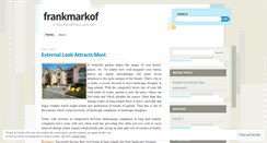 Desktop Screenshot of frankmarkof.wordpress.com