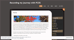 Desktop Screenshot of pcosdani.wordpress.com