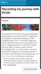 Mobile Screenshot of pcosdani.wordpress.com