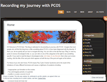 Tablet Screenshot of pcosdani.wordpress.com
