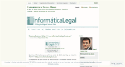 Desktop Screenshot of informaticalegal.wordpress.com