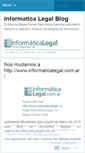Mobile Screenshot of informaticalegal.wordpress.com
