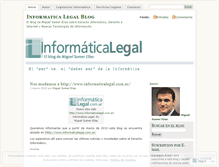 Tablet Screenshot of informaticalegal.wordpress.com