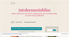 Desktop Screenshot of intoleranceisbliss.wordpress.com