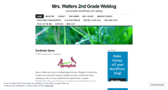 Desktop Screenshot of mrswalters2nd.wordpress.com