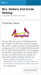 Mobile Screenshot of mrswalters2nd.wordpress.com