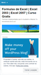 Mobile Screenshot of formulasdeexcel.wordpress.com