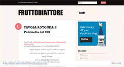 Desktop Screenshot of fruttodiattore.wordpress.com