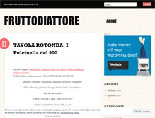 Tablet Screenshot of fruttodiattore.wordpress.com