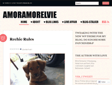 Tablet Screenshot of amoramorelvie.wordpress.com