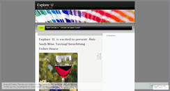 Desktop Screenshot of exploreu.wordpress.com