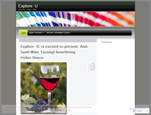 Tablet Screenshot of exploreu.wordpress.com