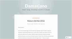 Desktop Screenshot of damasjano.wordpress.com