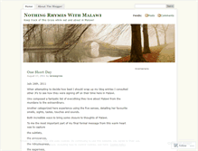 Tablet Screenshot of nothingrhymeswithmalawi.wordpress.com