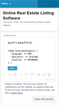 Mobile Screenshot of onlinerealestatesoftware.wordpress.com
