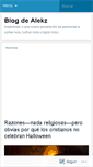 Mobile Screenshot of alekzmundo.wordpress.com