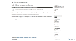 Desktop Screenshot of daformaedafuncao.wordpress.com