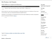 Tablet Screenshot of daformaedafuncao.wordpress.com