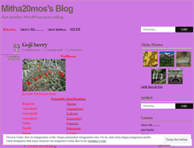Tablet Screenshot of mitha20mos.wordpress.com