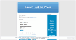 Desktop Screenshot of ilaunch.wordpress.com
